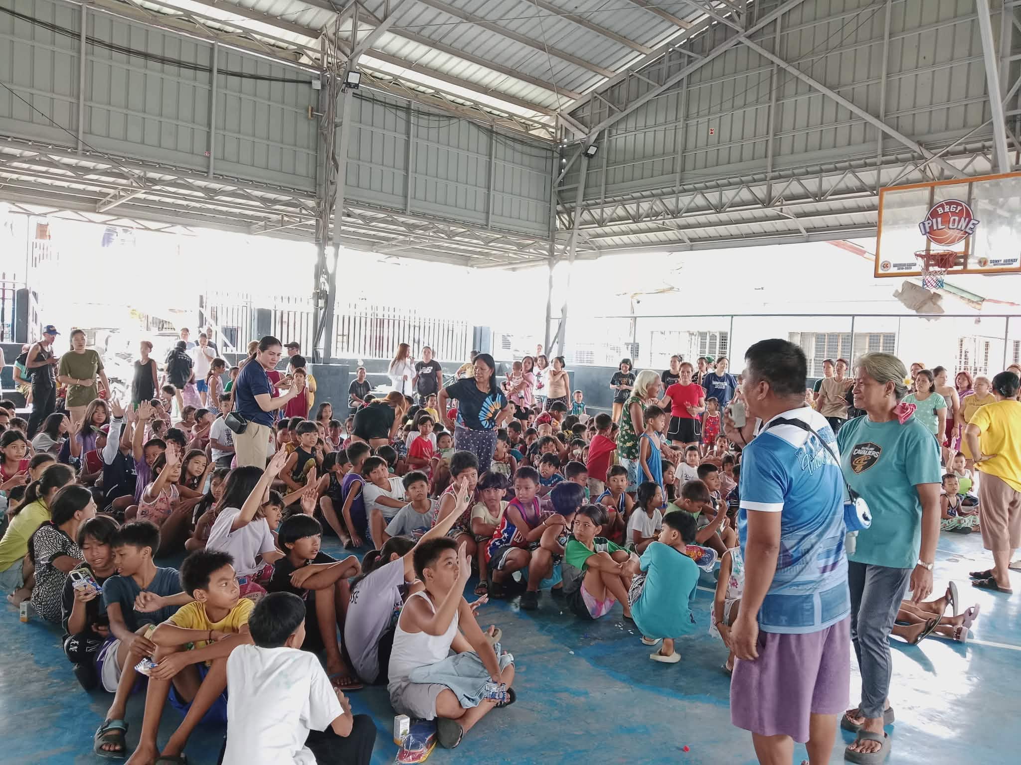 Feeding Program and Distribution of Cough Medicine