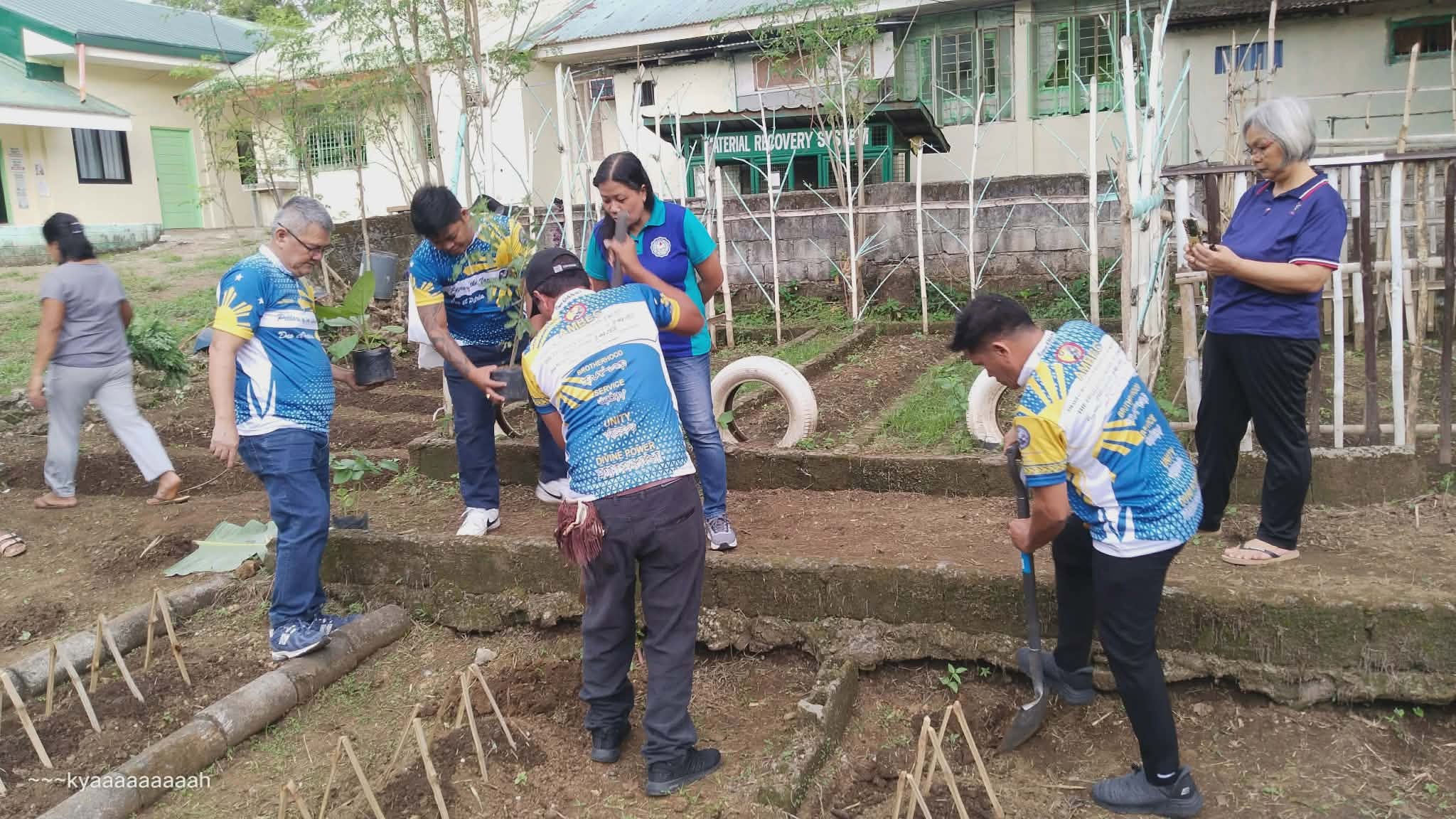 Vegetable Planting and Donation of Cleaning Materila