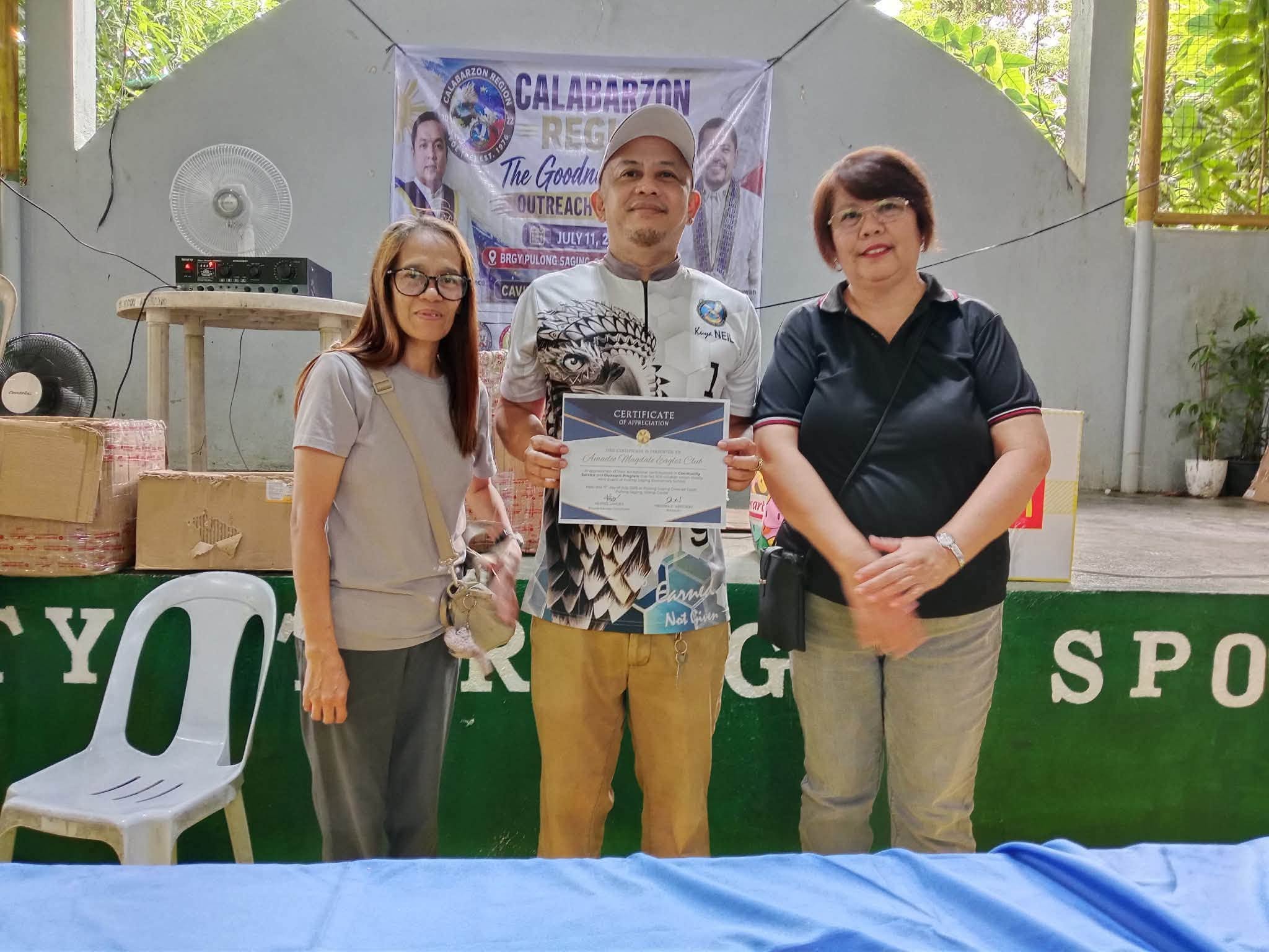 Calabarzon Region - Tfoe(Pe)The Goodness of God Outreach Program